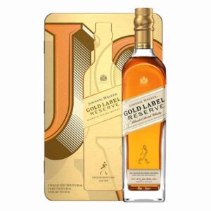 Johnnie Double Gold 750ml Festive Gift Pack