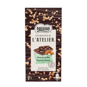 Nestle L'Atelier Dark Chocolate With Almonds 170g