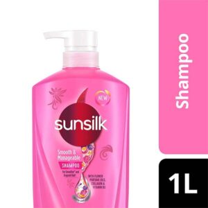 Sunsilk Shampoo Pink Smooth & Manageable 1L