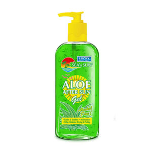Lucky Super Soft Body Gel Aloe Vera with Pump After Sun 12oz