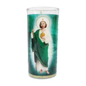 Candle Religious Comet Glass St Jude 5.5inch