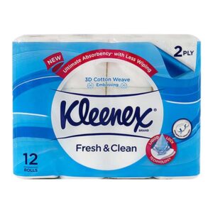 Kleenex Bathroom Tissue 2 Ply 12 Rolls