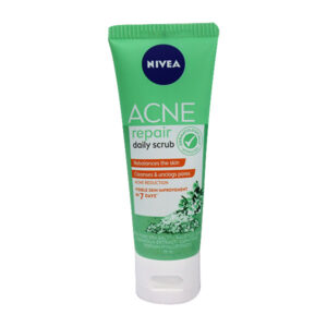 Nivea Acne Repair Daily Scrub Cleanses & Unclogs Pores Acne Reduction 75ml