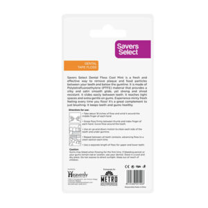 Alternative view of Savers Select White Dental Tape Floss 5m