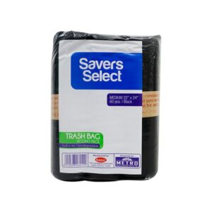 Savers Select Econo Pack Black Medium 22''x24'' 60's