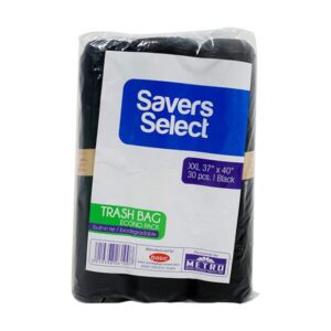 Savers Select Econo Pack Black XXlarge 37''x40'' 30's