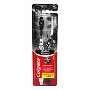 Colgate Max White Charcoal Soft Toothbrush 2 Pack