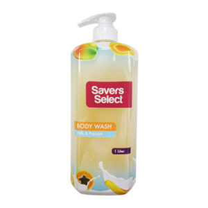 Savers Select Milk And Papaya Body Wash 1L