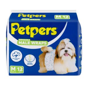 Petpers Male Wraps Medium 12s x 12