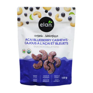 Elan Organic Acai Blueberry Cashews 150g