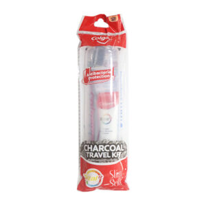 Colgate Charcoal 35g Plus Slim Soft Toothbrush Travel Kit