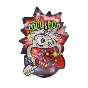 Striking Lollipop with Popping Candy Cola Flavor 13.8g