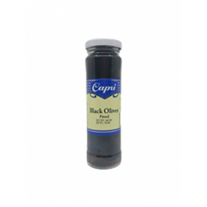 Capri Black Olives Pitted 140g