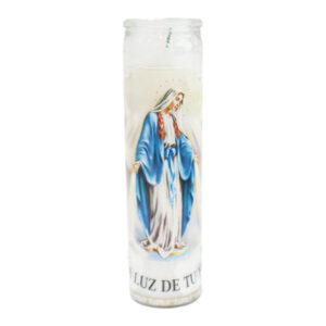 Veladora Religious Mary Miraculous Candle 1ct