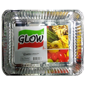 Aluminum Tray Rectangular G3455 3pcs