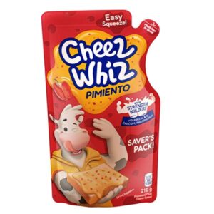 Cheez Whiz Pimiento SUP (Stand Up Pouch) Cheese 210g