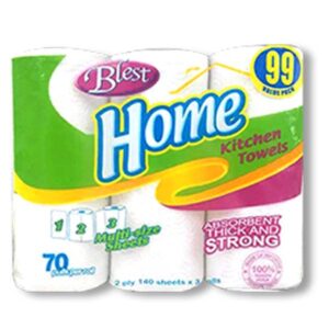 Blest Kitchen Towel Jumbo 2Ply 100 Pulls