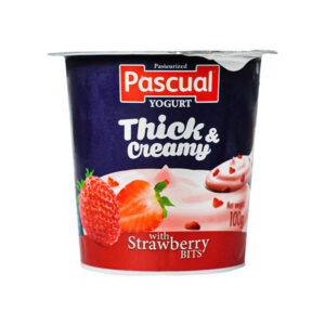 Pascual Yogurt Creamy Delight Thick & Creamy Strawberry Bits 100G
