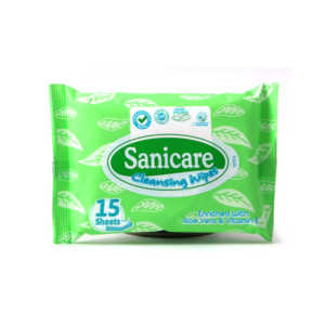 Sanicare Cleansing Wipes 15Sheets