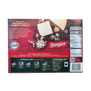 Alternative view of Banquet Lasagna with Meat Sauce 9oz