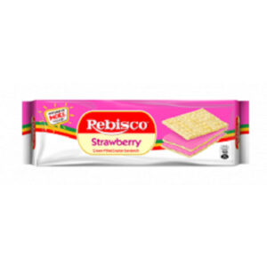 Rebisco Strawberry Cream Sandwich Biscuits 34g