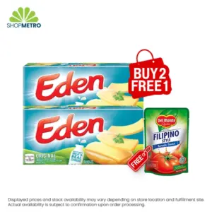 Buy 2 Eden Filled Cheese 160g Free Del Monte Tomato Sauce Filipino Style Sachet Royce 90g