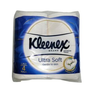Kleenex Bathroom Tissue Ultrasoft 3-Ply 4 Rolls