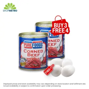 Buy 3 Purefoods Corned Beef 210g Free 4pcs Eggs