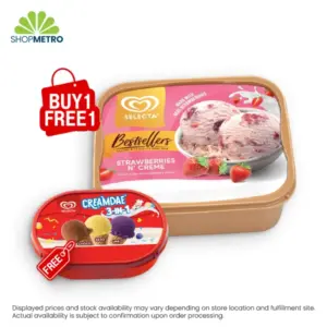 Buy 1 Selecta Ih Cassic  Strawbery 1.3L Free Selecta Ice Cream Birthday Tub 3 In 1 750ml