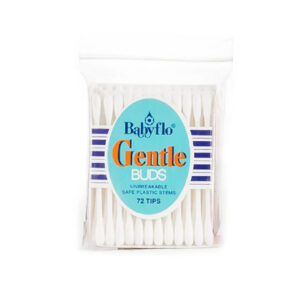Babyflo Gentle Buds Unbreakable Plastic Stem 72 Tips