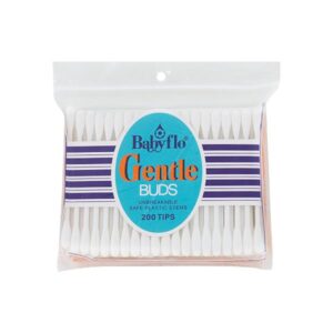 Babyflo Gentle Buds Pliable Paper Stem 200 Tips