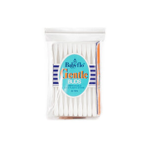 Babyflo Gentle Buds Unbreakable Safe White Plastic Stem 36 Tips