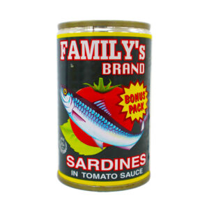 Family Sardines Regular Green 155g