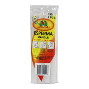 Liwanag Esperma Candle No.5 White 4s x 100