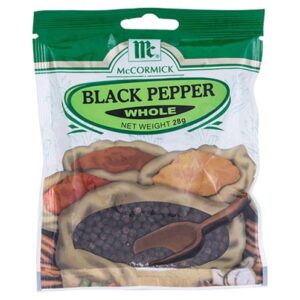 McCormick Black Pepper Whole 28g