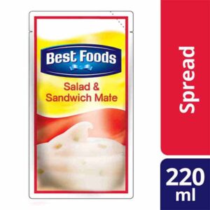 Best Foods Sandwich Spread Salad Mate 220ml Pouch