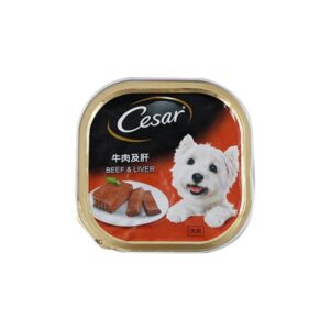 Cesar Trays Beef 'N Liver 100g
