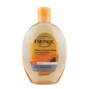 Eskinol Facial Deep Cleanser Papaya Smooth White 225ml