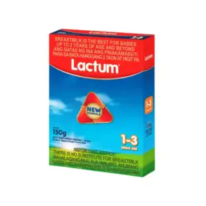 Lactum 1+ Vanilla Milk Powder 150g x36