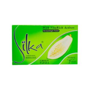 Silka Green Papaya Skin Whitening Herbal Soap 90g