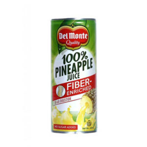 Del Monte 100% Pineapple Juice Fiber-Enriched 240ml