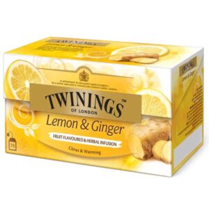 Twinings Lemon Ginger Teabags 25pcs 1.5g