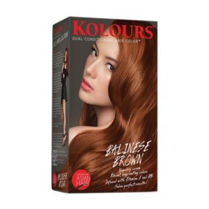 Kolours Dual Conditioning Hair Color Balinese Brown 120ml