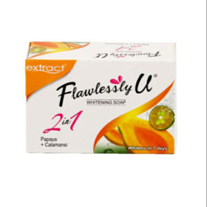 Flawlessly U Whitesoap 2In1 Papaya+Calamansi 125g