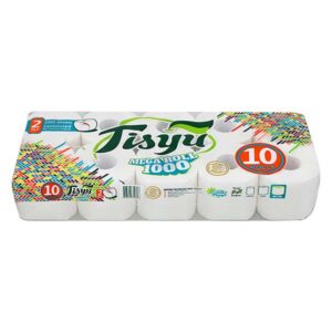 Tisyu Bathroom Tissue 3N1 2Ply 10's