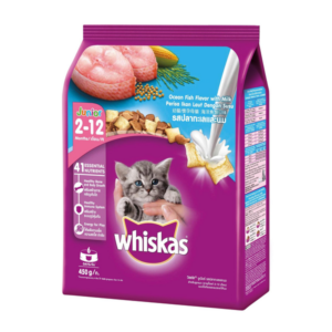 Whiskas Dry Kitten Ocean Fish With Milk 450g