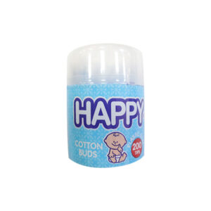 Happy Cotton Buds Plastic Stem 200 Tips