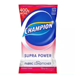 Champion Powder Supra Power With Fabric Conditioner 2kg