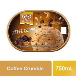 Selecta Supreme Coffee Crumble Ice Cream 750ml