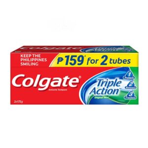 Colgate Triple Action Toothbrush Twin Pack 175g